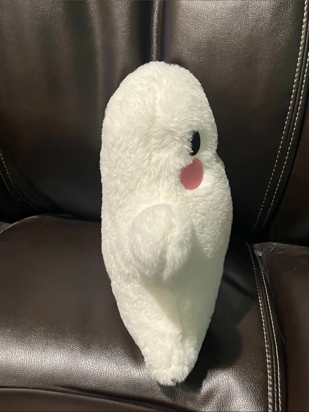 Halloween Fuzzy Ghost Plush Throw Pillow 12” NWT Celebrate Together Kohl's